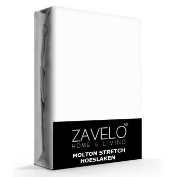 Zavelo Molton Hoeslaken Stretch-2-persoons (140x200 cm)