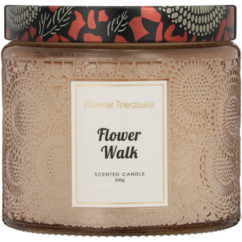 Blokker geurkaars Flower Treasure - Cashmere Cream