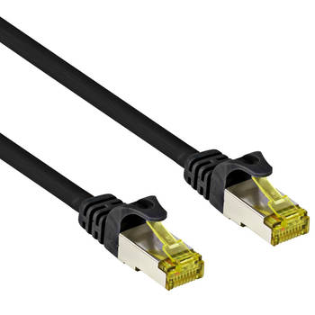 Cat 7 - S/FTP - Netwerkkabel - Patchkabel - Afgeschermd - 10 Gbps - 2 meter – Zwart - Allteq