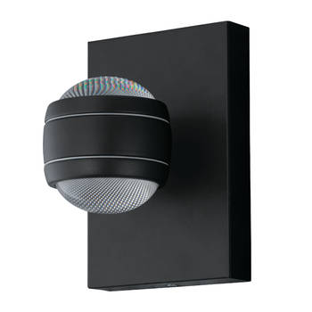 EGLO Sesimba - Buitenverlichting - LED - Wandlamp - 2 Lichts - Zwart