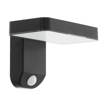 EGLO Pastion Wandlamp Voor buiten - Solar LED - IP44 - Zwart