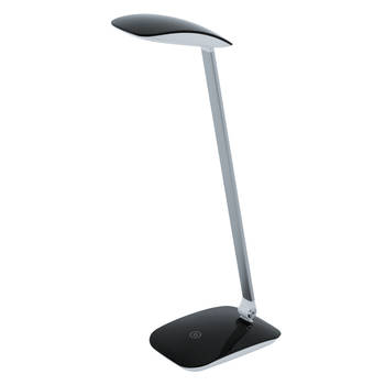 EGLO Cajero Tafellamp - LED - 50 cm - Zwart - Dimbaar