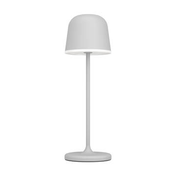 EGLO Mannera Tafellamp - Aanraakdimmer - Draadloos - 34 cm - Grijs
