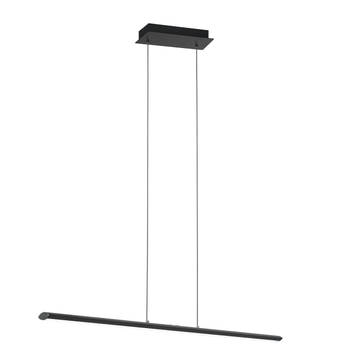 EGLO Pellaro hanglamp - LED - 110 cm - zwart - touch dimmer