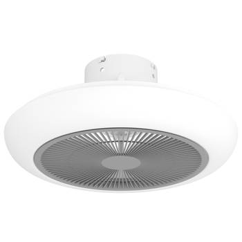 EGLO Sayulita Plafondlamp met ventilator - 45,5cm - Wit/Grijs - Dimbaar