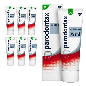 Whitening - Tandpasta - 6x 75ml - Voordeelverpakking - Copy