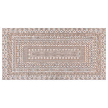 Beliani BAGLAR - Laagpolig-Beige-Jute