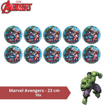 Bal - Voordeelverpakking - Marvel Avengers - 23 cm - 10 stuks