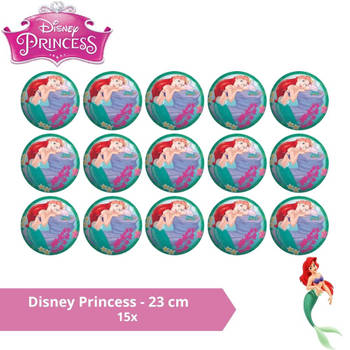 Bal - Voordeelverpakking - Disney Princess - 23 cm - 15 stuks