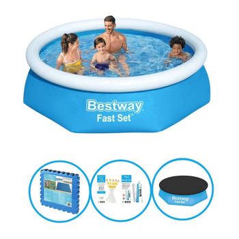 Bestway Zwembad Fast Set 244x61 cm - Inclusief accessoires