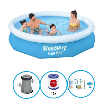 Bestway Zwembad Fast Set 305x66 cm - Zwembad Bundel