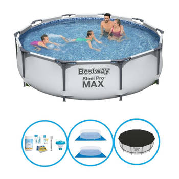 Bestway Zwembad Steel Pro MAX 305x76 cm - Inclusief accessoires