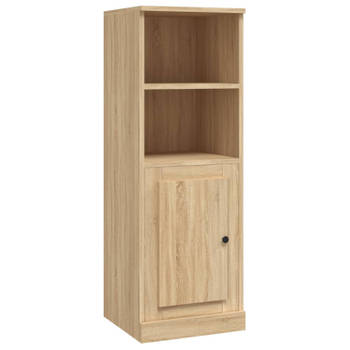 vidaXL Hoge kast 36x35,5x103,5 cm bewerkt hout sonoma eikenkleurig