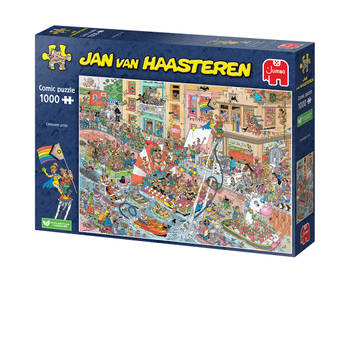 Jan van Haasteren celebrate pride 1000 stukjes