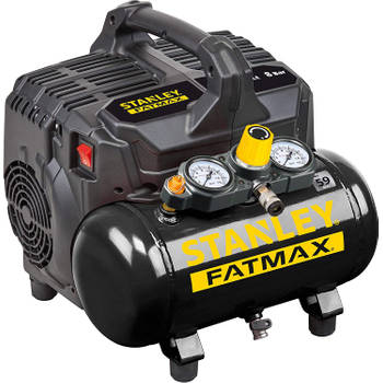 Stanley Fatmax Compressor DST 101/8/6 FMXCM00 - 8Bar - Stille Compressor 59dB - Zwart/Geel