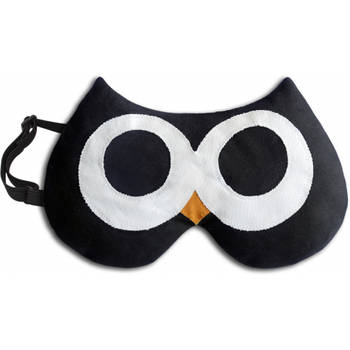 Leschi Eye mask Stella the Owl - black