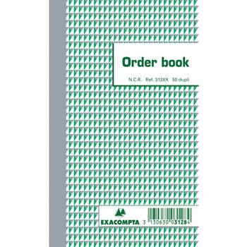 Exacompta orderbook, ft 17,5 x 10,5 cm, dupli (50 x 2 vel) 10 stuks
