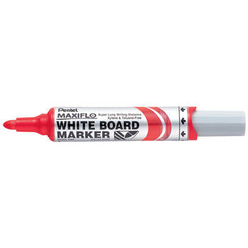 Pentel whiteboardmarker Maxiflo rood 12 stuks