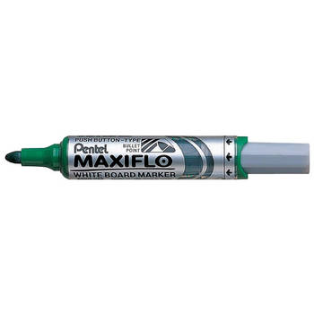 Pentel whiteboardmarker Maxiflo groen 12 stuks