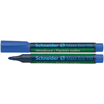 Schneider whiteboard + flipchart marker Maxx Eco110 blauw 10 stuks