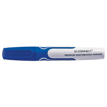 Q-CONNECT whiteboard marker, 3 mm, ronde punt, blauw 10 stuks