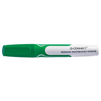 Q-CONNECT whiteboard marker, 3 mm, ronde punt, groen 10 stuks
