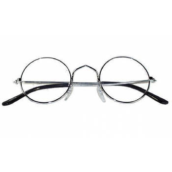 Kerstman verkleed bril van metaal - Verkleedbrillen