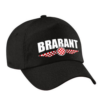 Brabant pet/cap zwart volwassenen - Verkleedhoofddeksels