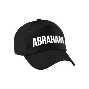 Abraham cadeau pet /cap zwart voor heren - Verkleedhoofddeksels