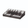 iDesign - Make-up Organizer met 13 Vakken, 30.5 x 20.3 x 7.6 cm, Smoke - iDesign Sarah Tanno Collection