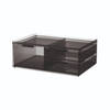 iDesign - Make-up Organizer, 3 Lades, Breed, 30.5 x 20.3 x 11.4 cm, Smoke - iDesign Sarah Tanno Collection