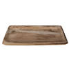 Clayre & Eef Decoratie schaal 40x17x3 cm Bruin Hout Rechthoek Fruitschaal Bruin Fruitschaal