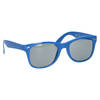Hippe feest zonnebril met blauw montuur - Verkleedbrillen