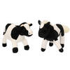 Pluche knuffel boerderijdieren set Koe en Paard van 22 cm - Knuffel boederijdieren