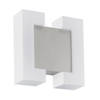 EGLO Sitia - Buitenverlichting - IP44 - Wandlamp - Nikkel-Mat - Wit