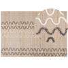 Beliani SOGUT - Laagpolig-Beige-Jute