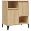 The Living Store Dressoir - Kast - 60x35x70cm - Sonoma Eiken