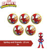 Bal - Voordeelverpakking - Spiderman en Friends - 23 cm - 5 stuks