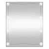 vidaXL Wandspiegel met LED's rechthoekig 50x60 cm glas