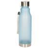 Waterfles/drinkfles/sportfles - lichtblauw - kunststof/rvs - 600 ml - Drinkflessen