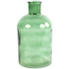 Countryfield vaas - mintgroen - glas - apotheker fles - D17 x H30 cm - Vazen