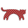 Leschi Warming pillow Minina cat L - polkadot red/black