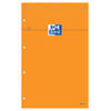 Oxford Orange Pads schrijfblok, ft A4+, gelijnd, 160 bladzijden, 4-gaatsperforatie