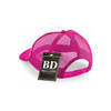 Super mama snapback cap/ truckers petje roze voor dames - Verkleedhoofddeksels