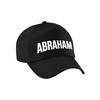 Abraham cadeau pet /cap zwart voor heren - Verkleedhoofddeksels