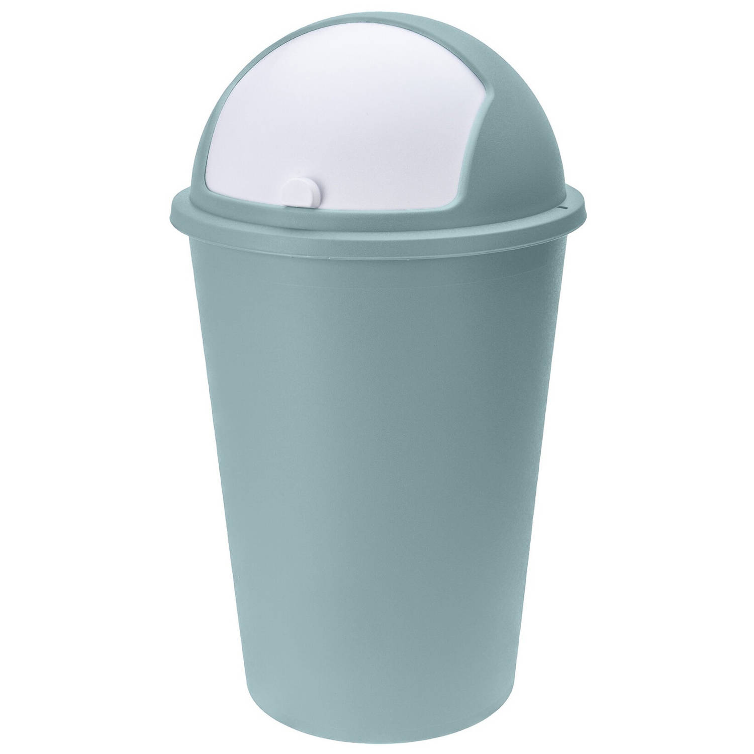 Vuilnisbak-afvalbak-prullenbak groen met deksel 50 liter Prullenbakken