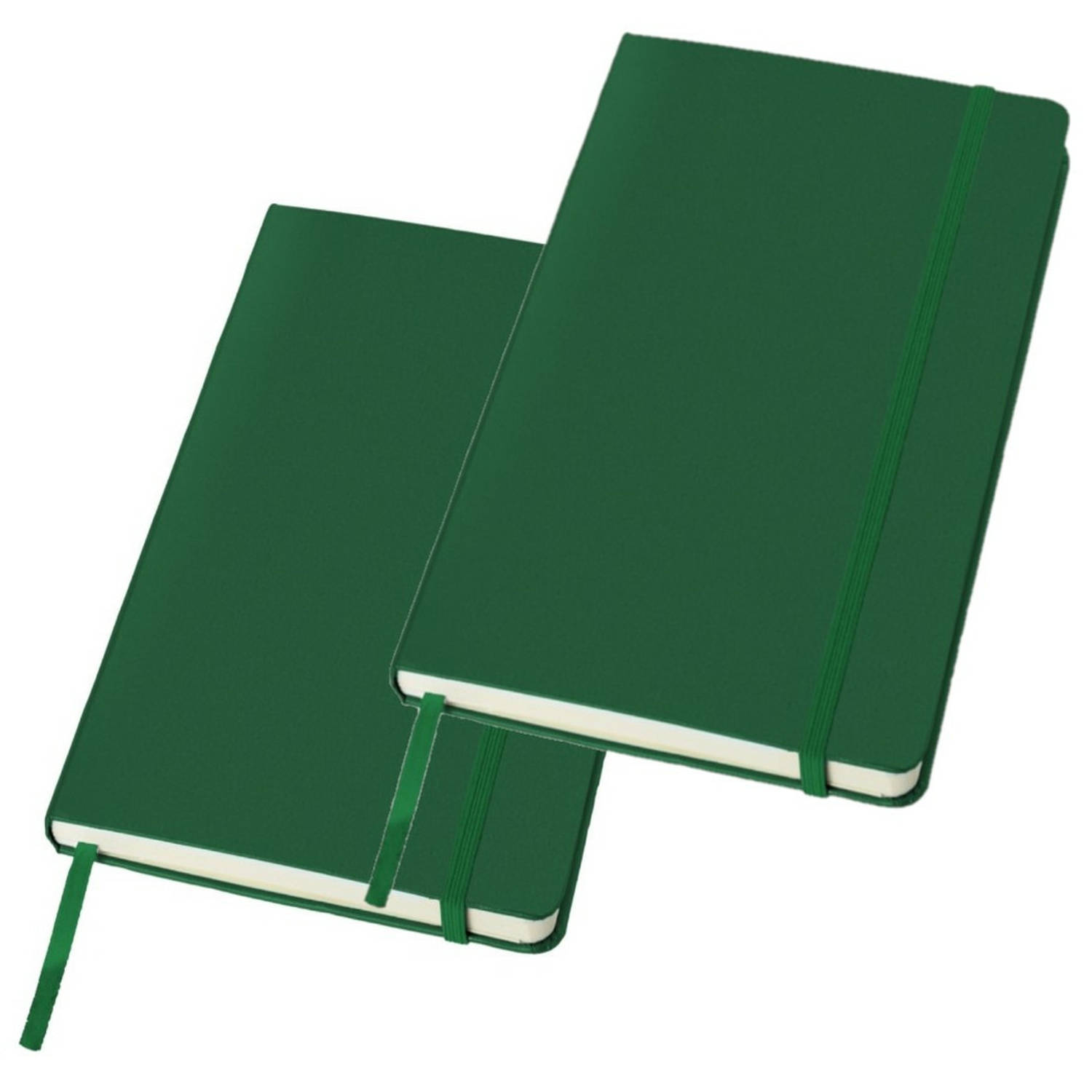 JournalBooks notitieboekje gelinieerd A5 hardcover 2x Notitieboek