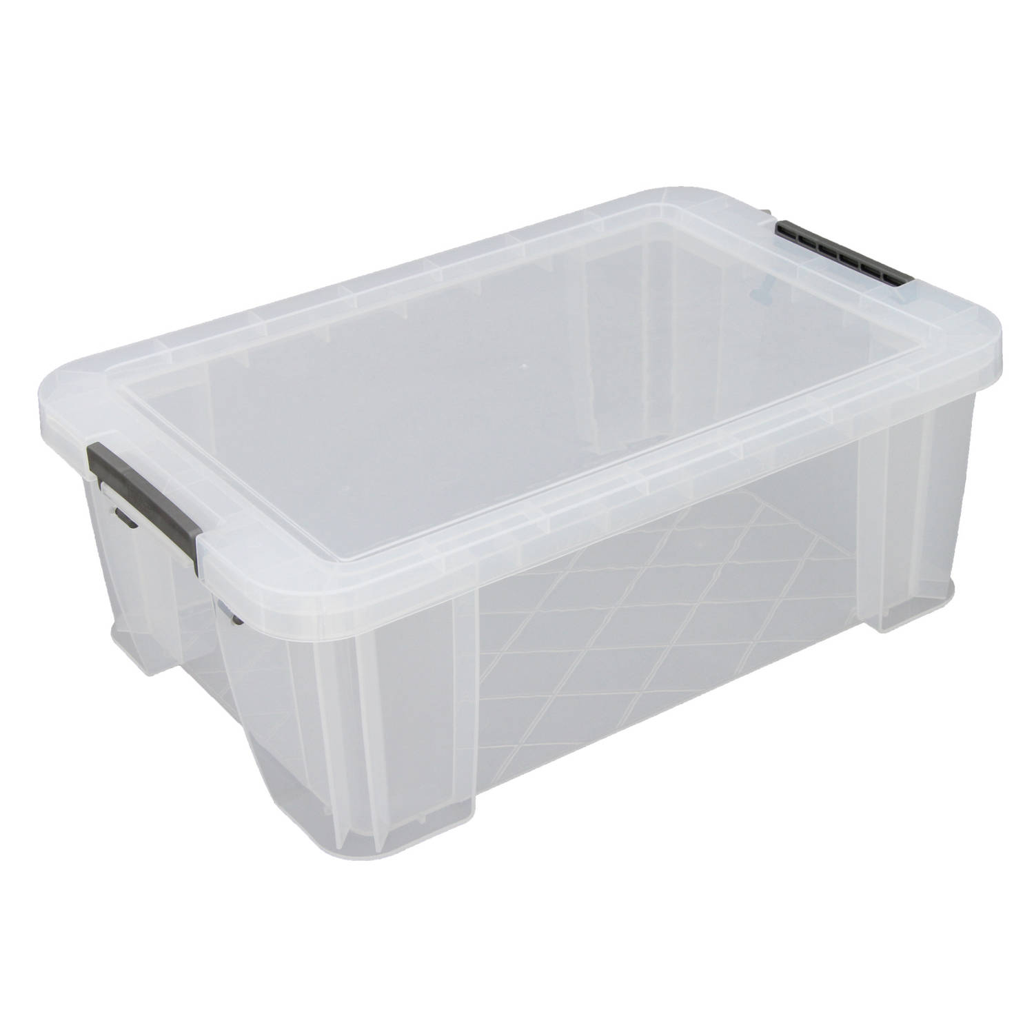 Analist aansluiten Adviseren Allstore Opbergbox 15 liter transparant kunststof 47 x 30 x 17 cm -  Opbergbox | Blokker
