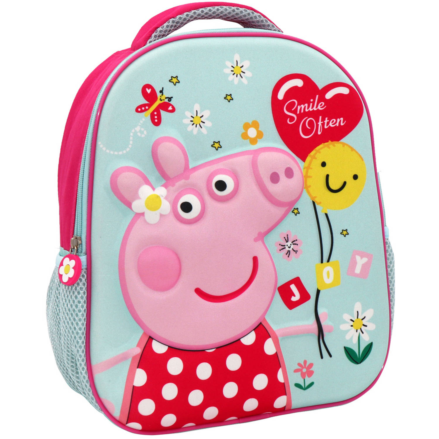 Peppa Pig 3D Rugzak, Smile Often - 32 x 26 x 10 cm - EVA polyester