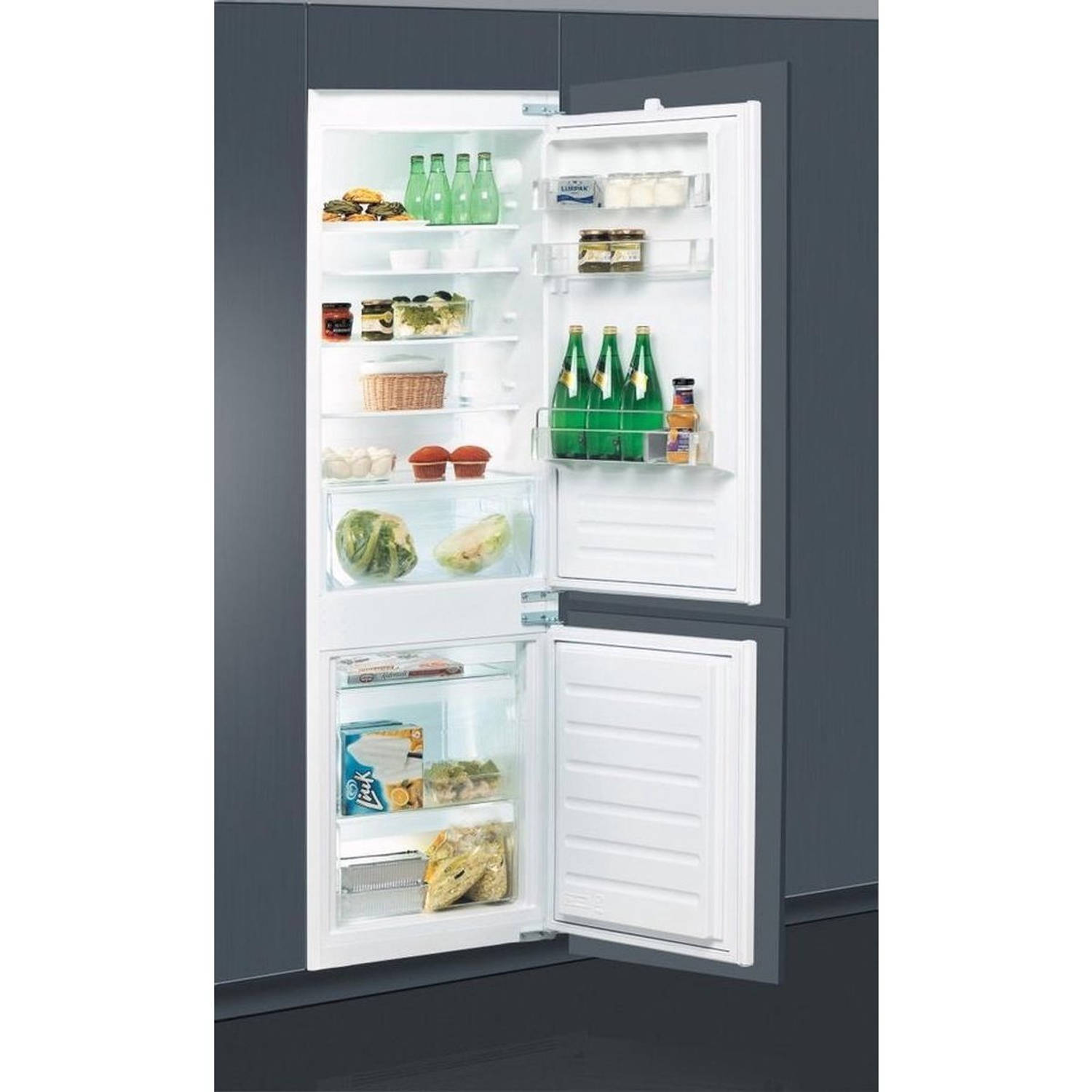 WHIRLPOOL ART65021 Inbouw koelkast met vriesvak onderin 275L (195 + 80) Statische koude A + L 54cm x